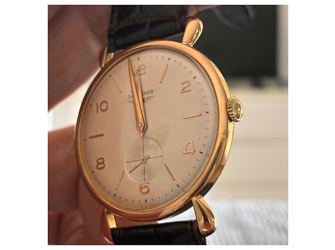 Orologio Longines in oro rosa - vista 3