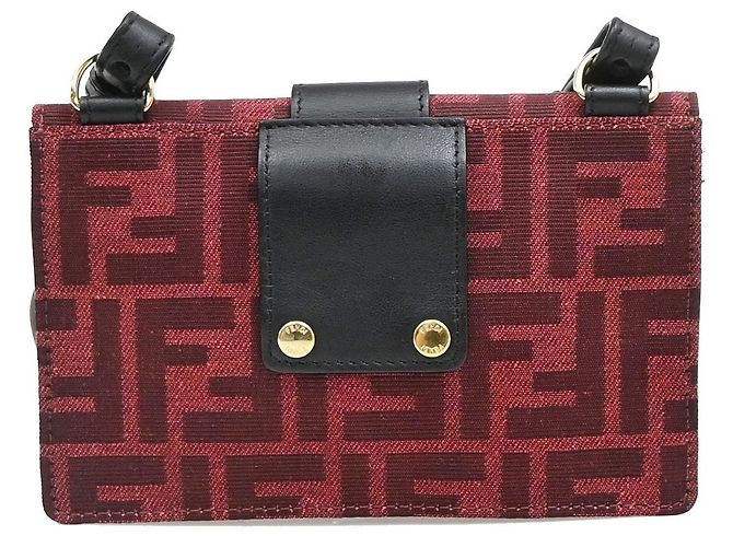 Fendi Baguette Convertible Pouch aus Zucca Canvas - Ansicht 2