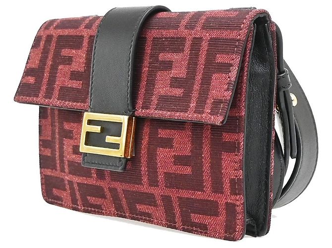 Fendi Baguette Convertible Pouch aus Zucca Canvas - Ansicht 3
