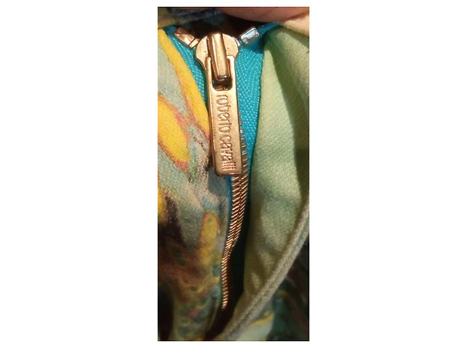 Roberto Cavalli Pantaloni stampati con pappagalli e paillettes - vista 12
