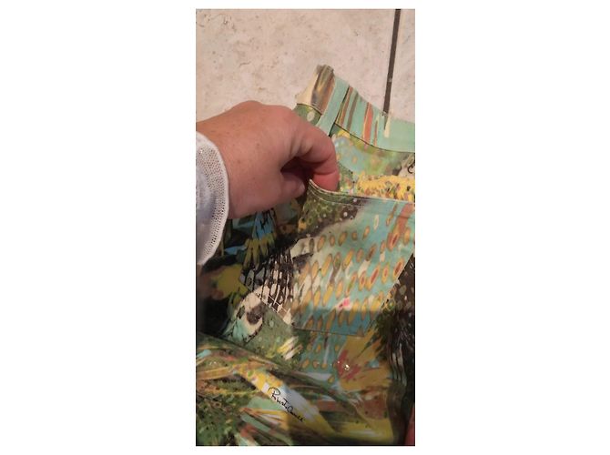 Roberto Cavalli Pantaloni stampati con pappagalli e paillettes - vista 16