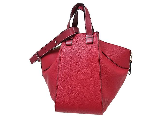 Loewe Hammock Leather Small Rose - vue 2