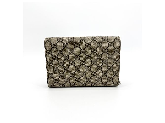 Gucci Dionysus Chain GG Coated Canvas Small Marrone - vista 2