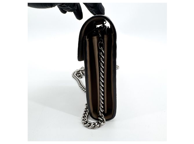 Gucci Dionysus Chain GG Coated Canvas Small Marrone - vista 3