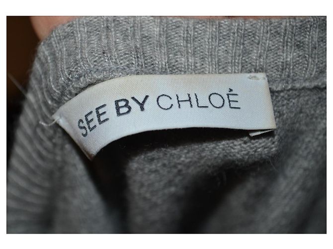 Vestido de punto gris See by Chloé - vista 6