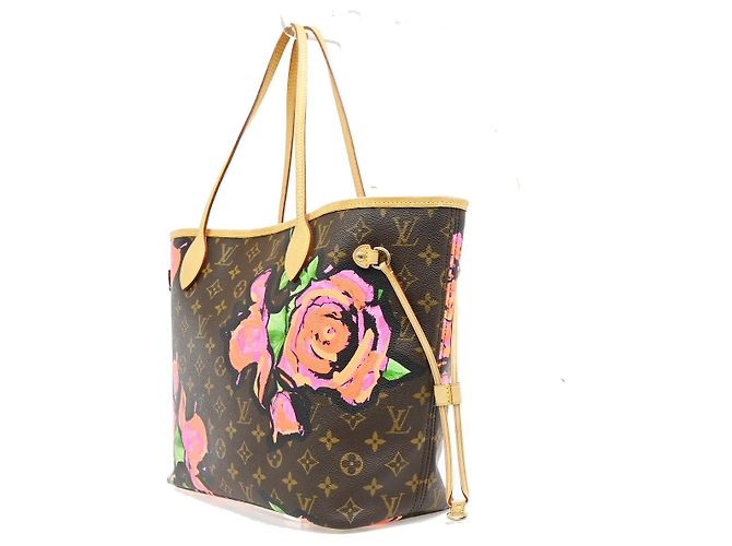 Louis Vuitton Neverfull Limited Edition Monogram Roses MM Mehrfarben - Ansicht 2
