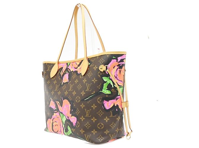 Louis Vuitton Neverfull Limited Edition Monogram Roses MM Mehrfarben - Ansicht 3
