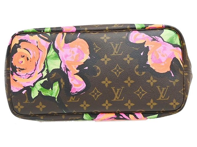 Louis Vuitton Neverfull Limited Edition Monogram Roses MM Mehrfarben - Ansicht 6