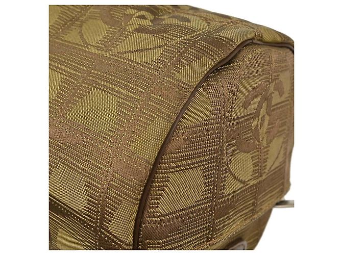 Chanel Travel Line Barrel Nylon Medium Khaki - Ansicht 7