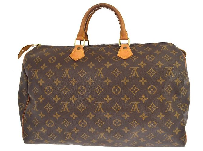 Louis Vuitton Speedy Monogram Canvas 40 Marrone - vista 2