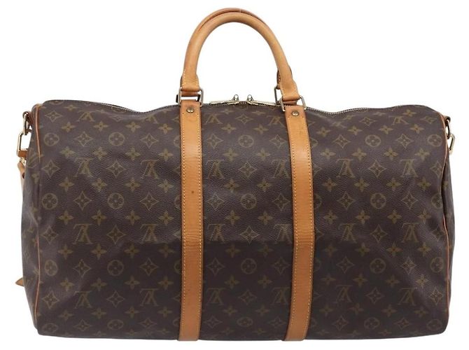 Louis Vuitton Keepall Bandouliere Monogram Canvas 50 Marron - vue 2