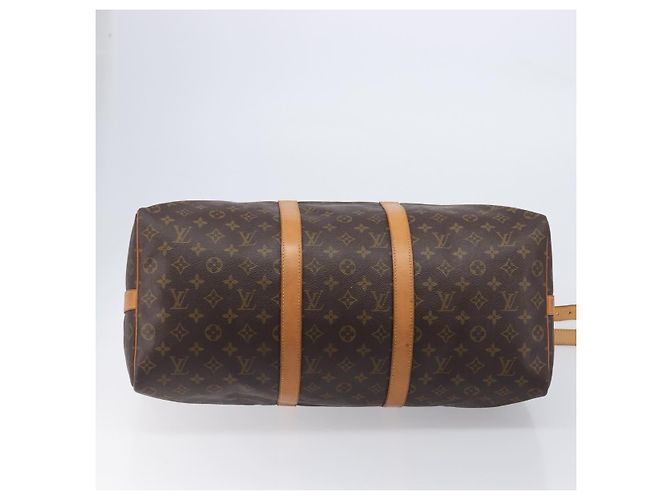 Louis Vuitton Keepall Bandouliere Monogram Canvas 50 Marron - vue 4
