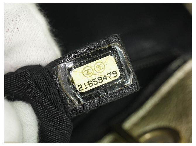 Chanel Boy Shopper de piel de becerro Large Dorado - vista 6