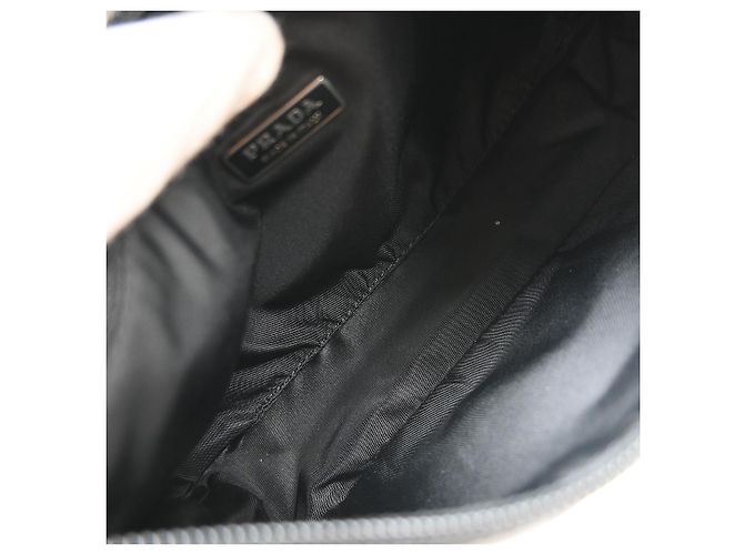 Prada Hobo Tessuto Small Preto - vista 3