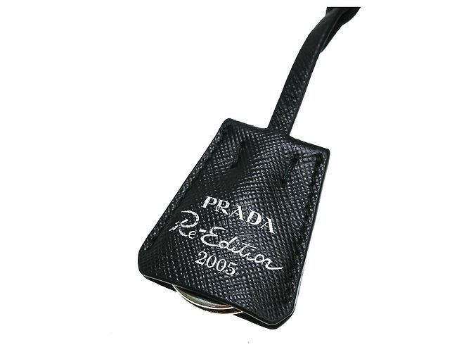 Prada Hobo Tessuto Small Preto - vista 7