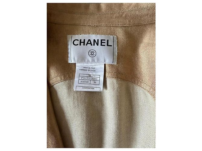 Chanel Jacke aus Leinen und Seide - Ansicht 6