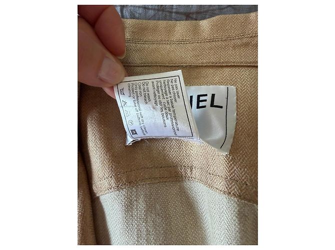 Chanel Jacke aus Leinen und Seide - Ansicht 8