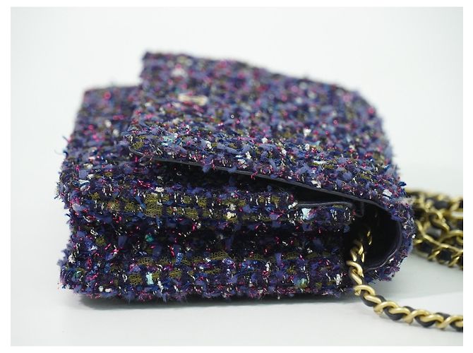Chanel Wallet on Chain Tweed Mehrfarben - Ansicht 3