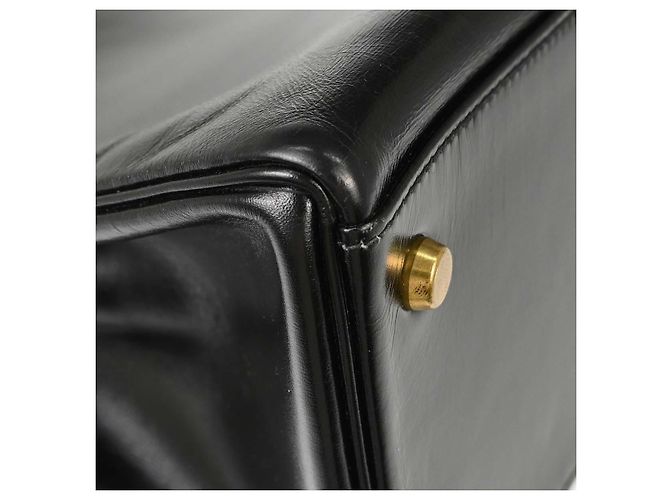 Hermès Hermes Kelly Black Box Calf with Gold Hardware 35 Preto - vista 4