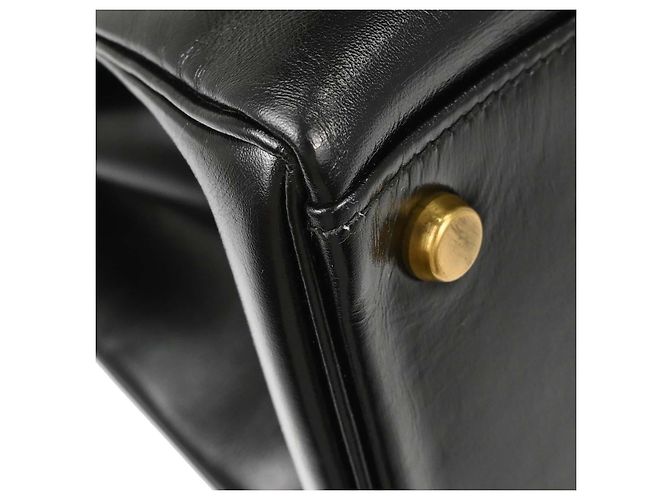 Hermès Hermes Kelly Black Box Calf with Gold Hardware 35 Preto - vista 5
