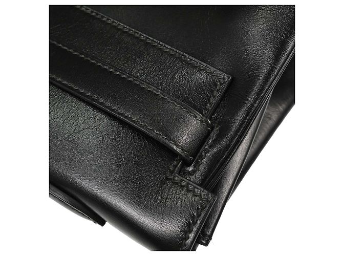 Hermès Hermes Kelly Black Box Calf with Gold Hardware 35 Preto - vista 6