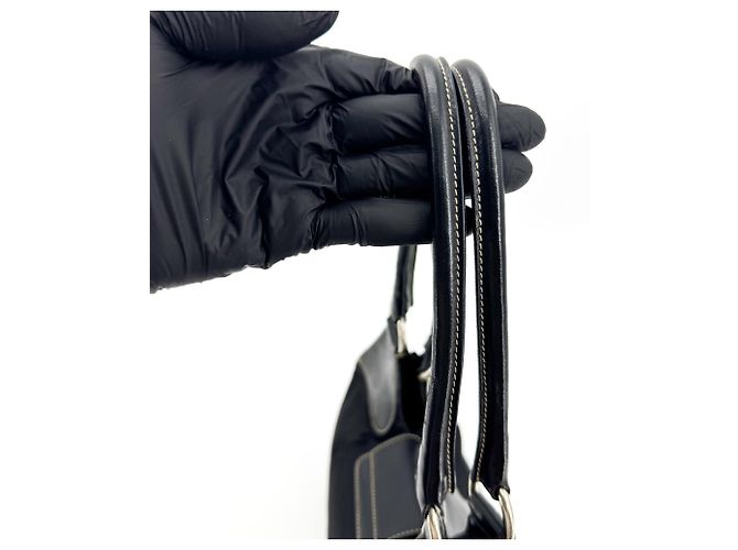 Borsa a tracolla Prada in pelle medium Nero - vista 7