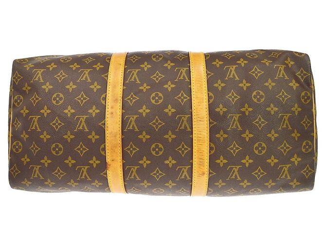 Louis Vuitton Keepall Monogram Canvas 50 Marrom - vista 3