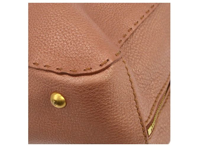 Fendi Selleria Handle Leather Rosa - vista 7