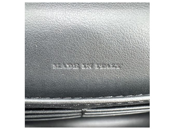 Burberry Hampshire Leather and Vintage Check Canvas Small Black - view 7