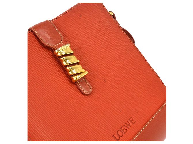 Loewe Velazquez Schultertasche aus Leder Rot - Ansicht 6