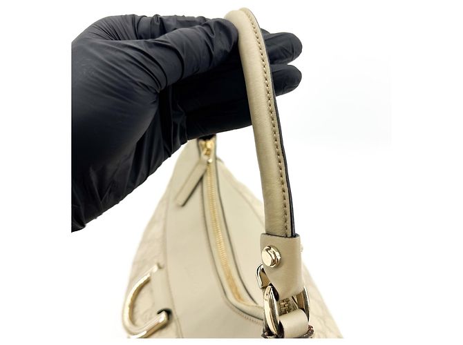 Gucci D Gold Hobo Guccissima Leather Large - vista 7