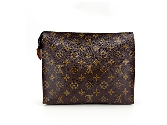 Louis Vuitton Toiletry Pouch NM Monogram Canvas Brown - view 2