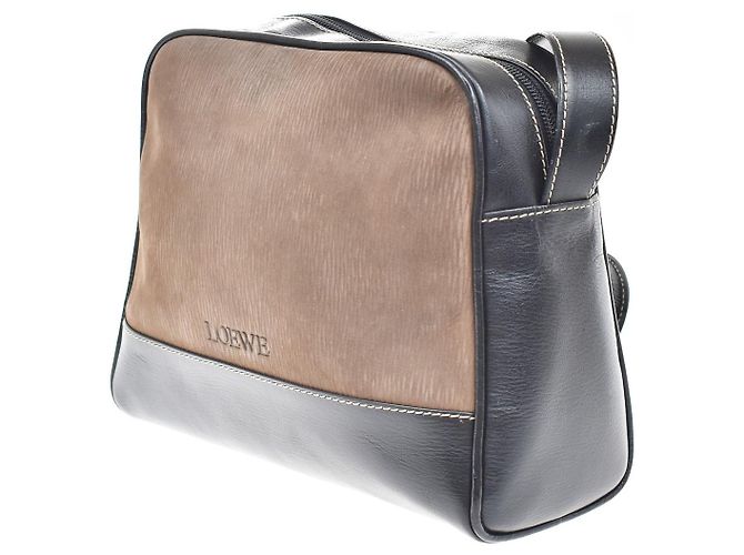 Loewe Velazquez Schultertasche aus Leder Braun - Ansicht 3