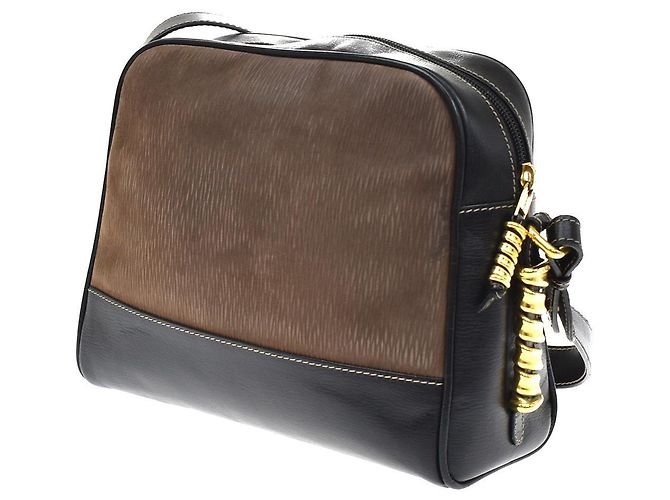 Loewe Velazquez Schultertasche aus Leder Braun - Ansicht 4