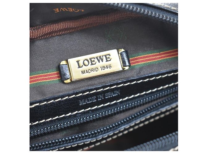 Loewe Velazquez Schultertasche aus Leder Braun - Ansicht 6