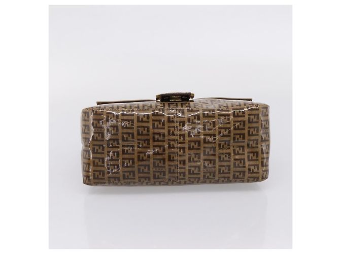 Borsa Fendi Baguette in pelle verniciata Medium - vista 4