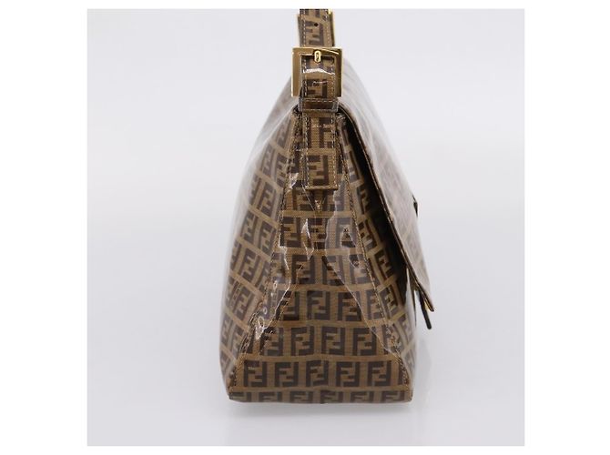 Borsa Fendi Baguette in pelle verniciata Medium - vista 5