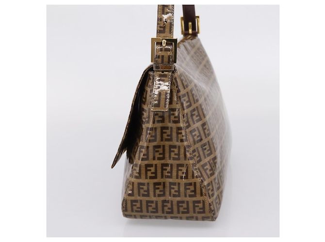 Borsa Fendi Baguette in pelle verniciata Medium - vista 6