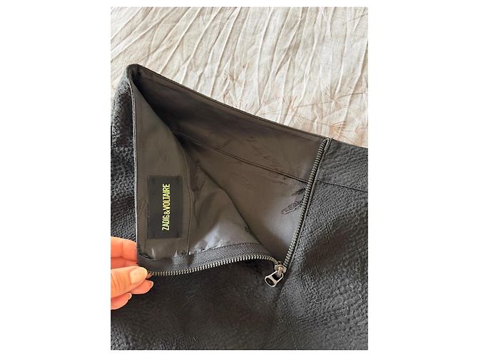 Gonna corta Zadig & Voltaire nera - vista 4