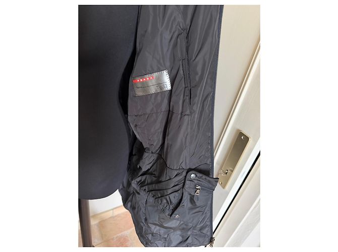 Giacca Prada nera in nylon Nero - vista 6