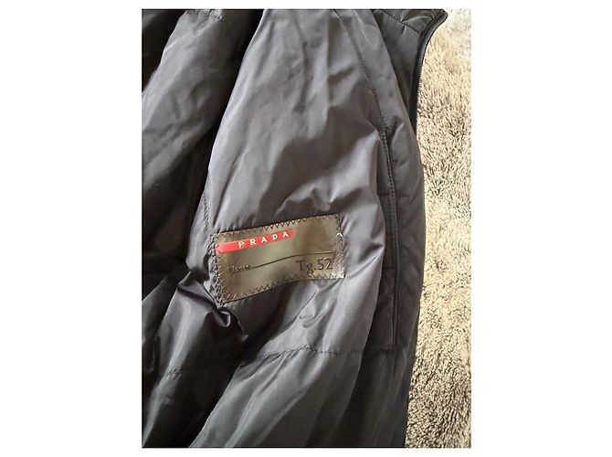 Giacca Prada nera in nylon Nero - vista 8