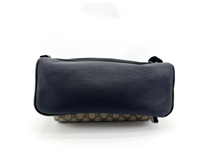 Gucci Medium GG Coated Canvas con tasca zip Nero - vista 5