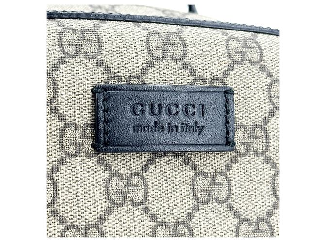 Gucci Medium GG Coated Canvas con tasca zip Nero - vista 6
