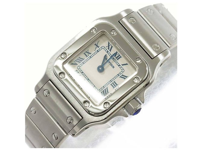 Relógio de pulso Cartier Santos Galbee para mulher, quartzo - vista 7