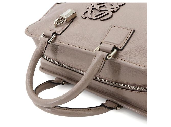 Borsa a mano Loewe Amazona 28 Beige Grigio - vista 6