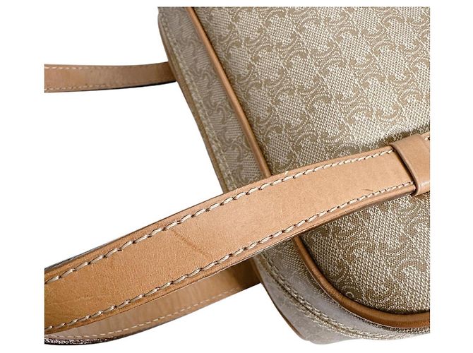 Céline Bolso Mini Celine - Triomphe Macadam Brown Castaño - vista 12
