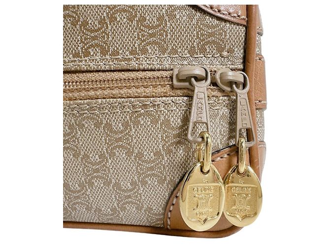 Céline Bolso Mini Celine - Triomphe Macadam Brown Castaño - vista 13