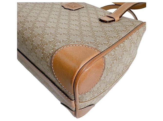 Céline Bolso Mini Celine - Triomphe Macadam Brown Castaño - vista 8