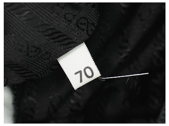 Tote bag con zip Prada Tessuto medium Nero - vista 6