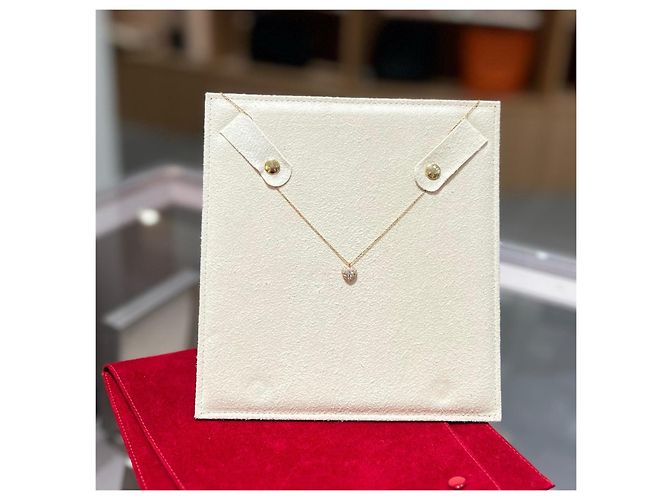 Collana Cuore con Diamanti Cartier in Oro Rosa D'oro - vista 2